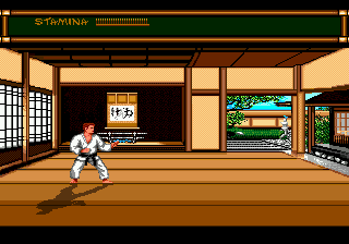 Budokan - The Martial Spirit (Europe) In game screenshot